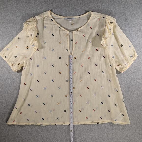 Madewell Embroidered Gazebo Top XL - Picture 10 of 13